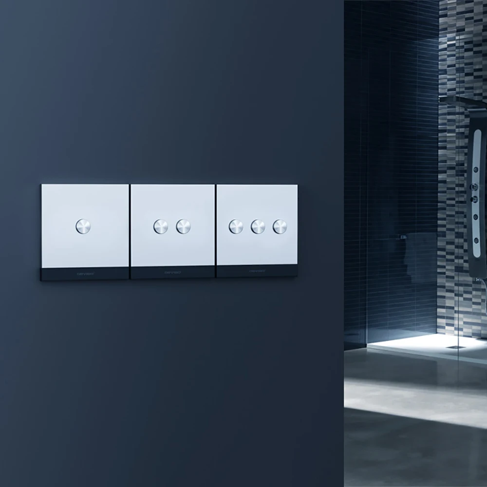 GEEKRAV ZigBee Orvibo Zero & Fire สวิทช์ปุ่มโลหะ Remote Sensing Control