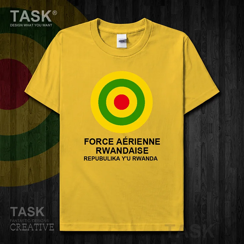 Air Force Rwanda Rwandan Rwandese RWA RW t shirt new Tops Short sleeve country sports cotton summer Army Tactical Military 01