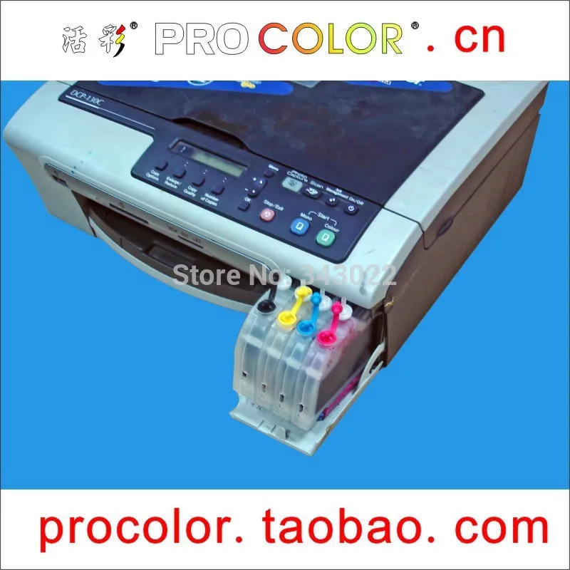 Long Refill ink cartridge for brother LC10 LC37 LC51 LC57 LC960 LC970 LC1000 LC 960 970 51 57 10 37 MFC-240C 260c 1360 Printer