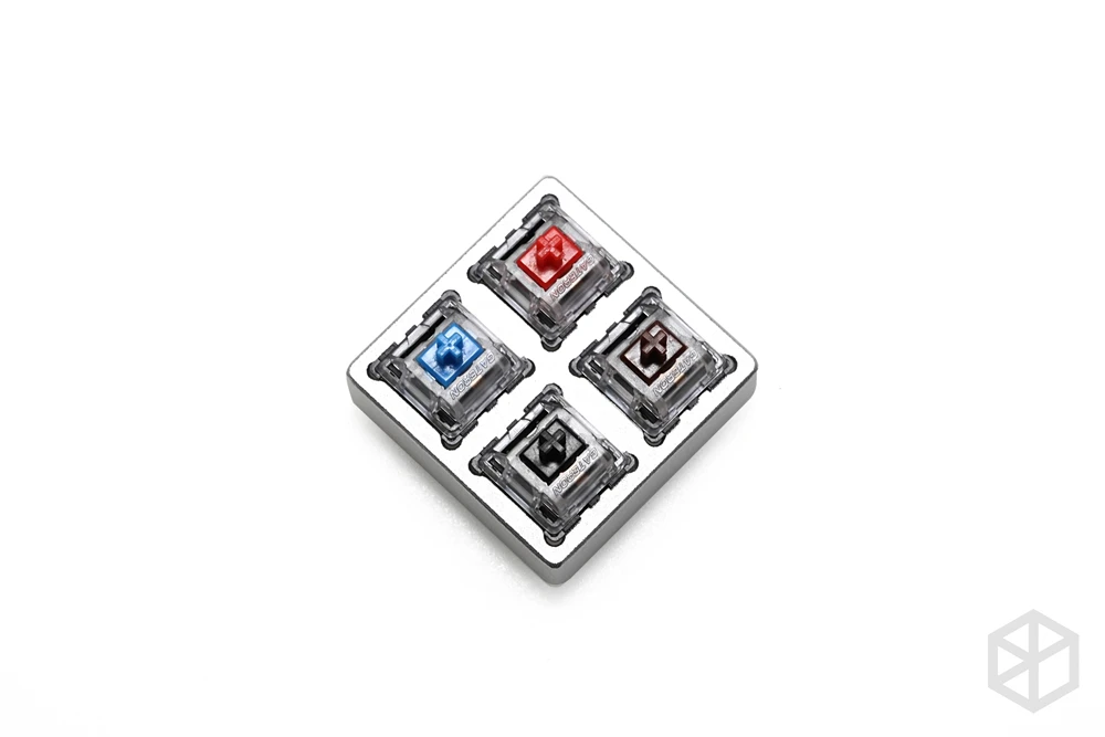 aluminum or Acrylic Switch Tester Gateron switches Blue Black Blue Red Green Yellow White RGB SMD for Mechanical Keyboard