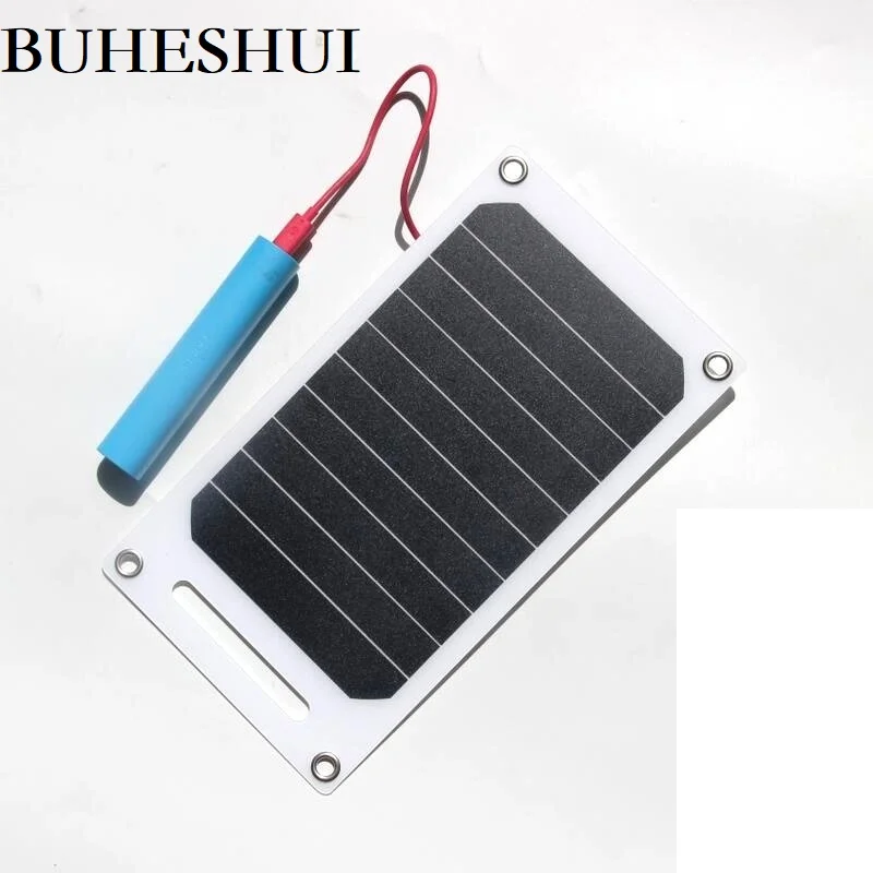 

BUHESHUI 10W Solar Mobile Phone Charger Portable Solar Panel Charger Outdoor Power Bank Solution Sunpower 5pcs Free Shpping