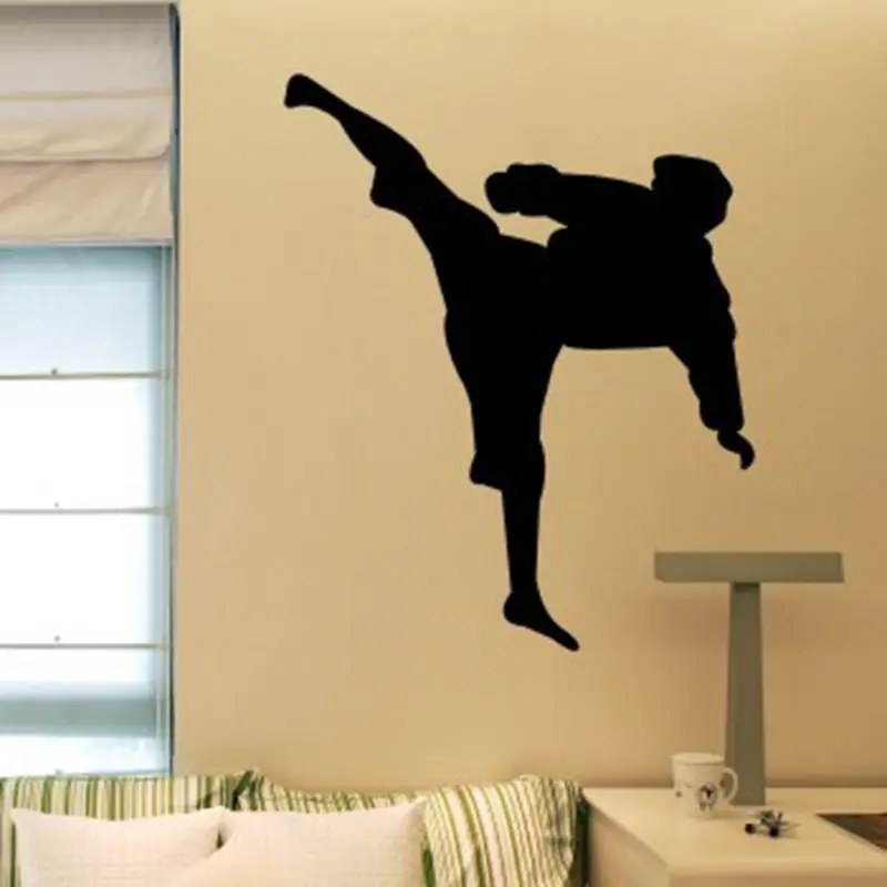 Judo Taekwondo Wall Sticker Poster Sports Taekwondo Wall Decors Wall Decal Bedroom Home Decoration