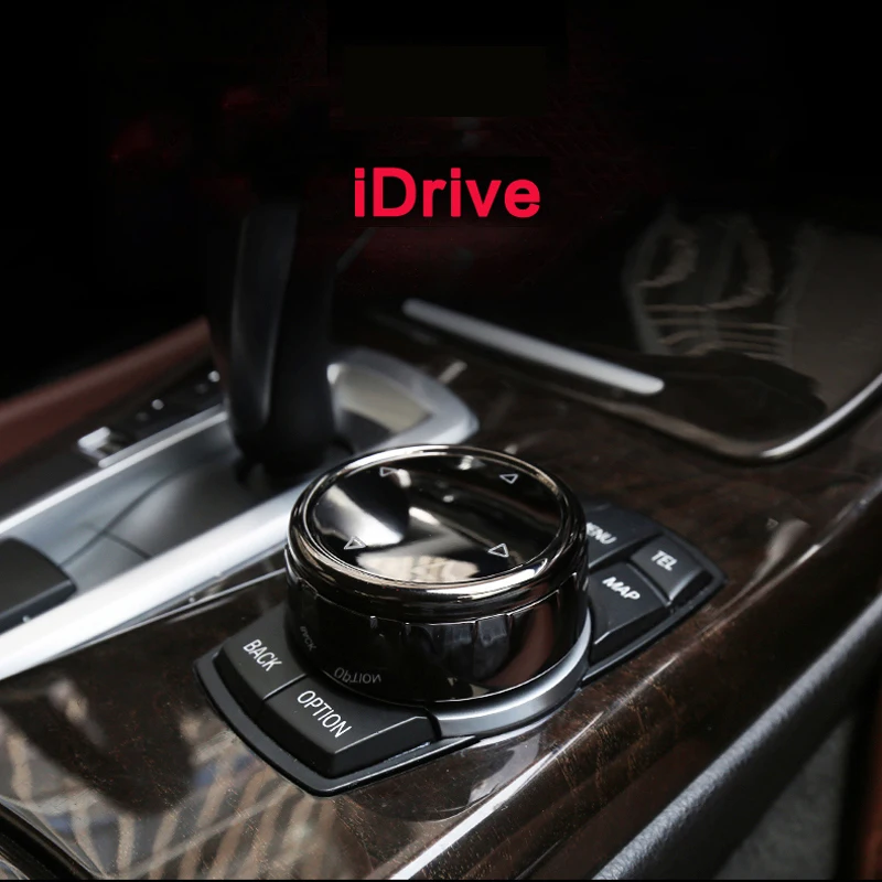 IDrive Car Multimedia Button Knob Cover Ceramic Black for BMW F Chassis Car X1 F25 X3 X4 F15 X5 F16 X6 F10 F20 F30 F34