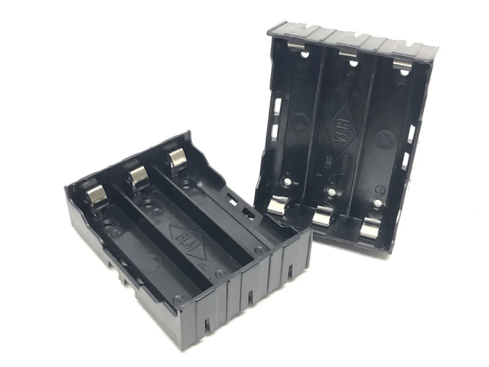 

30pcs/lot MasterFire 18650 Battery Holder Case For 3 x 18650 3.7V Rechargeable Batteries DIY Black Storage Box Cover