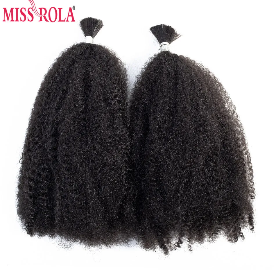 Fräulein Rola Synthetische Afro Verworrene Lockige Haar Extensions 2 teile/los Reine Farbe Häkeln Braid Haar Groß 85g 12 zoll – Detail 8