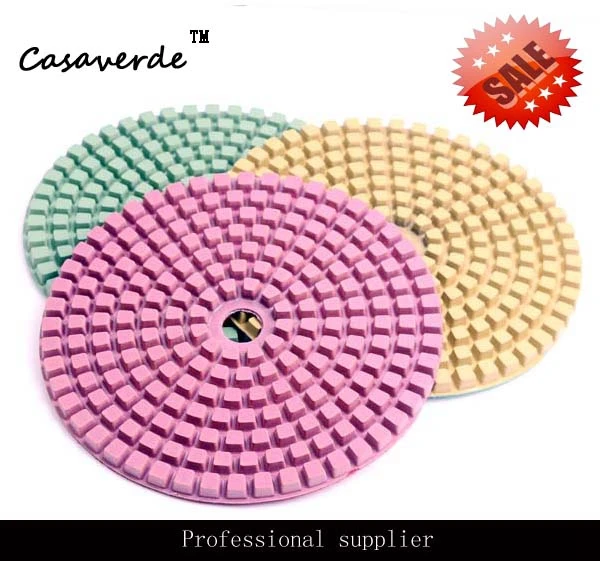 10 inch 250mm diamond wet polishing pads for polishing machine on stone surface