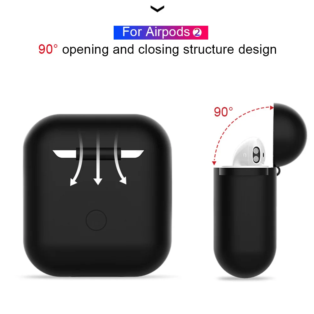 VAORLO ซิลิโคนสำหรับ Apple AirPods2 TWS หูฟัง i20 i30 i60 i10 กันน้ำกันกระแทก Protector อุปกรณ์เสริมผิว
