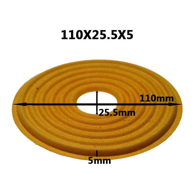 2pcs 108x35.5mm/110x25.5mm Elastic Wave Loudspeaker Subwoofer Woofer Bass Speaker Repair Spider Damper