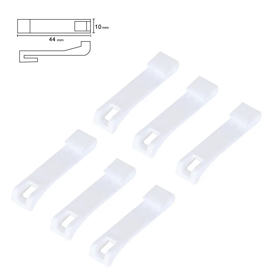 6pcs High Quality Curtain Snap Joint Hook for Curtain Rail Track Gear Box of Dooya Tuya Smart Curtain Cornice System