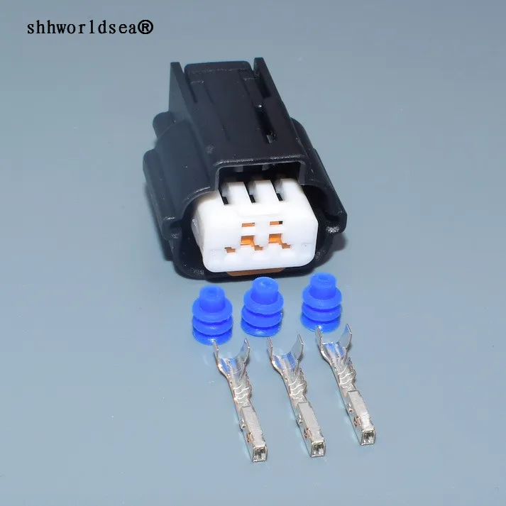 

shhworldsea 3pin 1.2mm Auto Electric Housing Plug Waterproof Wiring Harness Connector PK605-03027