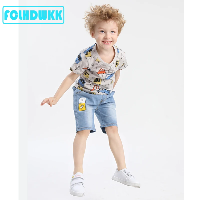 kids clothing 2019 new denim for girls short hot summer baby boys shorts beach pants shorts cotton sports 2 3 4 5 6 7 8 9 years