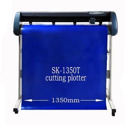 SK-1350T cięcia winylu ploter 1350mm ploter papieru Usb maszyna do cięcia winylu ploter oprogramowanie/instrukcja w języku angielskim 220/110V