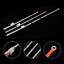 FTK 20PCS Mini Winter Ice Fishing Rod Carbon Fiber Winter Fishing Pole For Fishing Accessories Pesca Pehce