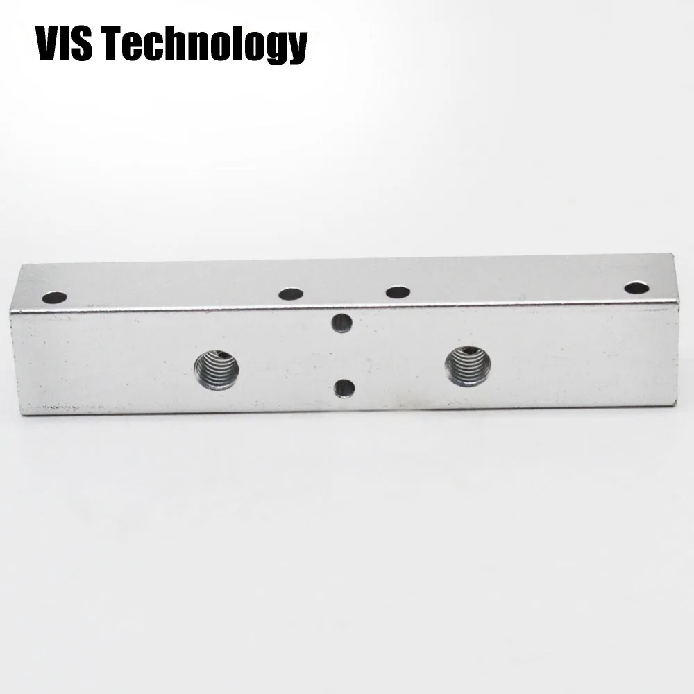 1pcs Head Fixing Block Dual Nozzles M6 screw Aluminum Heat Block Throat Fixed Seat for 3D Printer,RepRap Makerbot MK7/MK8