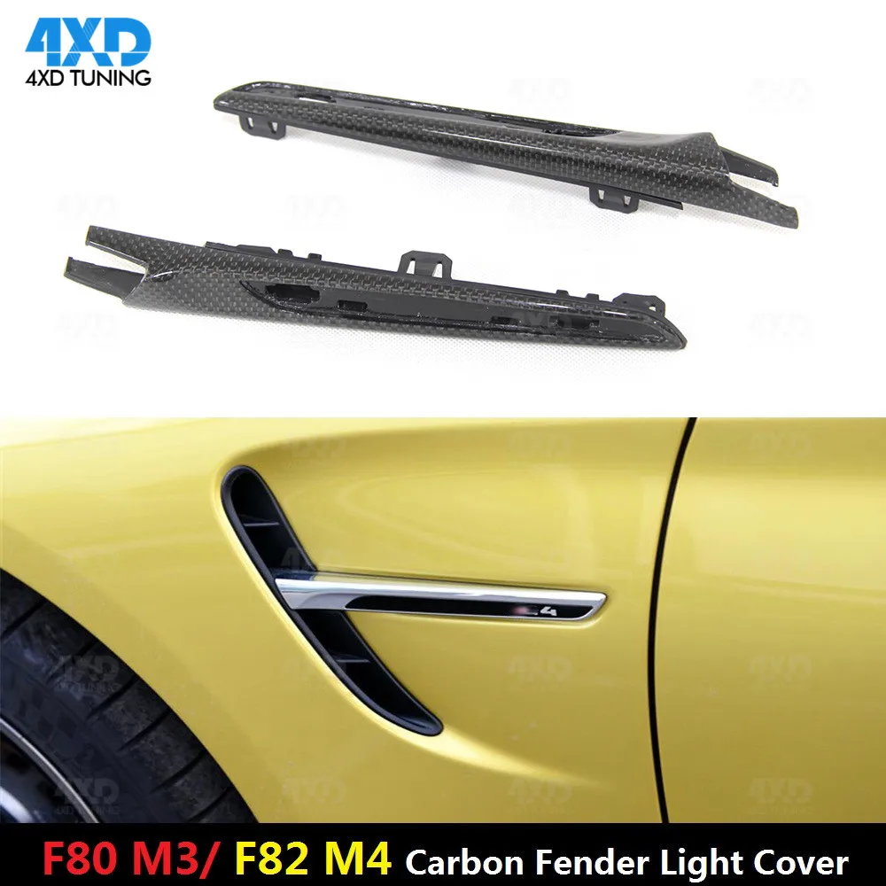 

M3 M4 Exterior fender Part Air Vent For BMW F80 F82 F83 Carbon Fender Light Trim Cover Replacement 2014 2015 2016 2017 2018 2019