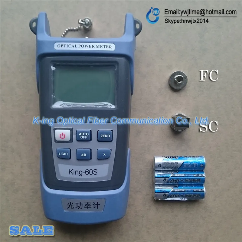 

KING-60SB Fiber optical power meter OPM -50 ~ + 20dbm