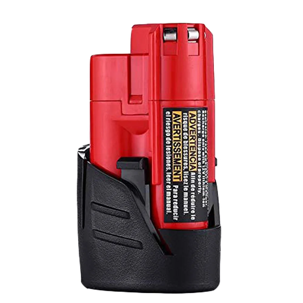 M12 12V 2000MAh Li-ion Dụng Cụ Điện Pin Cho Milwaukee 48-11-2401 48-11-2402 48-11-2411 M12 2331 2332 2333