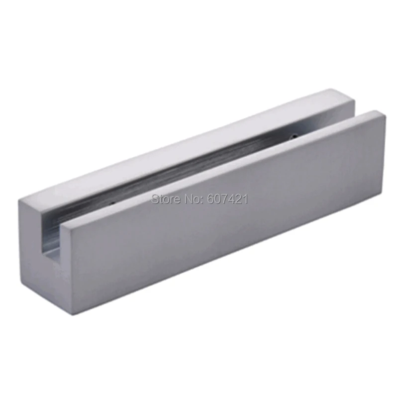 18cm Long Satin Silver Aluminum Sign Clamps,Graphics Display Bars & Clamp Displays for Glass Acrylic Clamp