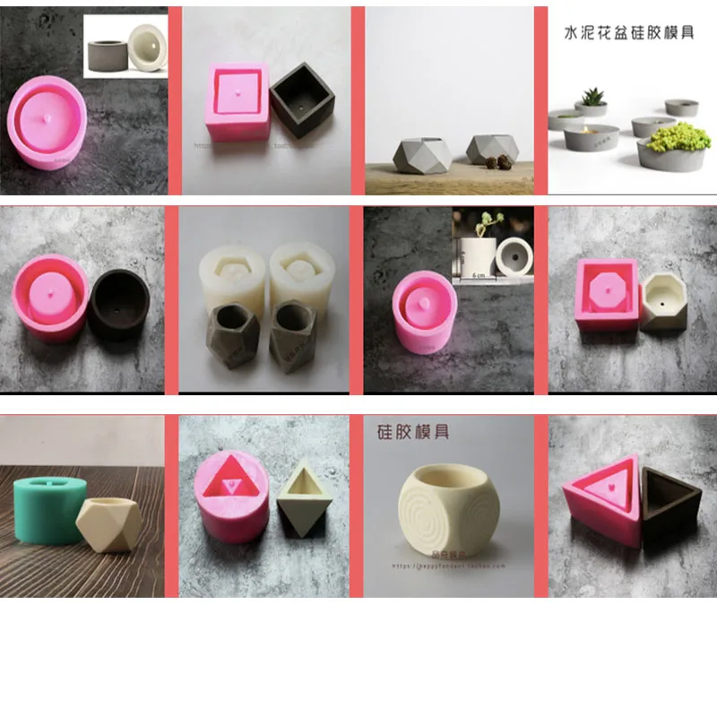 

Silicone mold DIY Flower pot