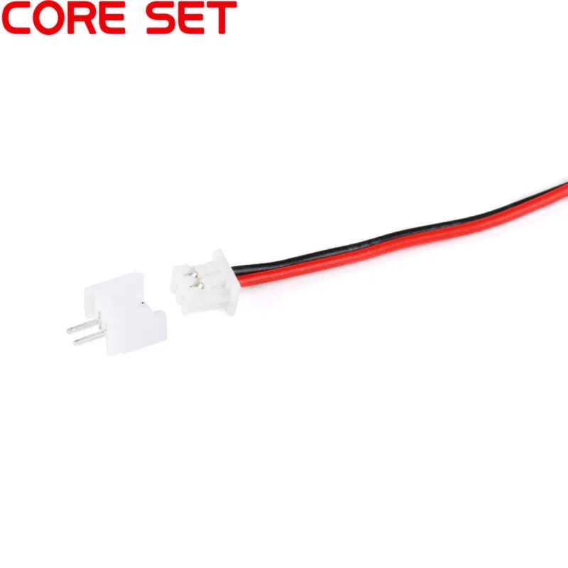 10Sets Pitch 1.25 Male & Female Cable Connector JST 2/3/4/5/6/7/8/9/10 Pin Single Head Plug With 10cm Electronic Wire Connectors