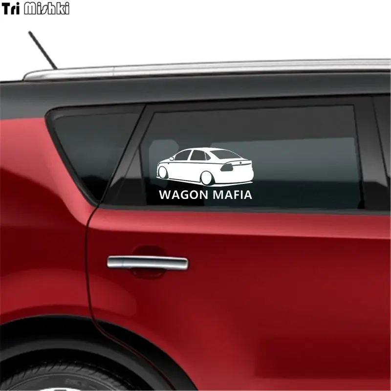 Tri Mishki HZX144 10.5*20cm car sticker wagon mafia auto car stickers