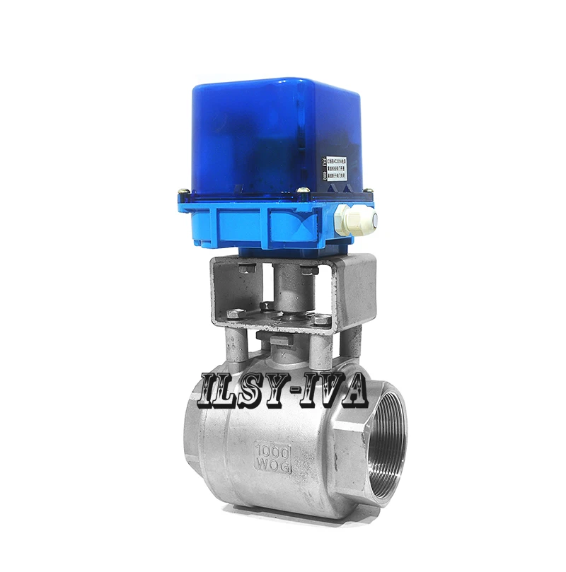 

FDD-M type two way Stainless steel Motorized Ball Valve,DN65 DC12V/24V electric ball valve