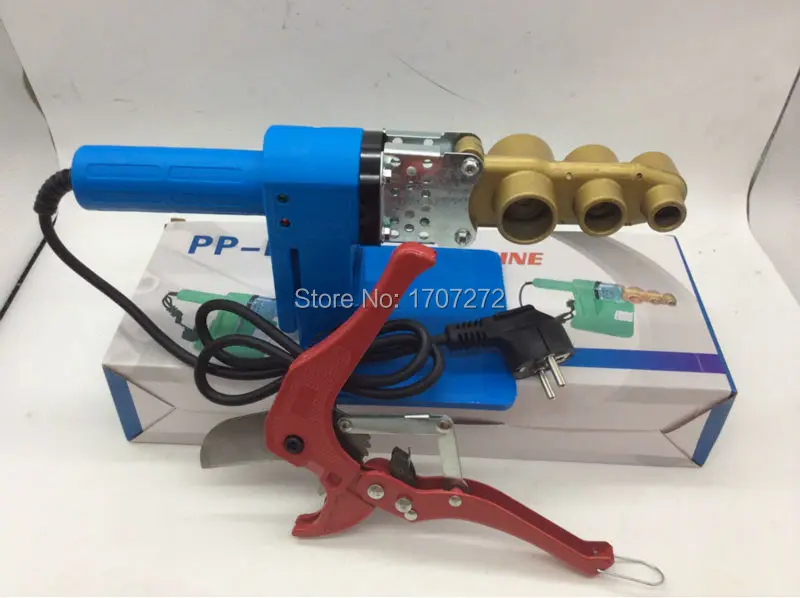 constant temperature electronic plastic Welding Machine, ppr welding machine AC 220V 600W 20-32mm with a ppr scissor