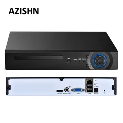 AZISHN 8CH/16CH/32CH CCTV NVR 4K 8MP 5MP 4MP 1080P Security H.265/H.264 Network Surveillance Video Recorder HDMI VGA FTP XMeye