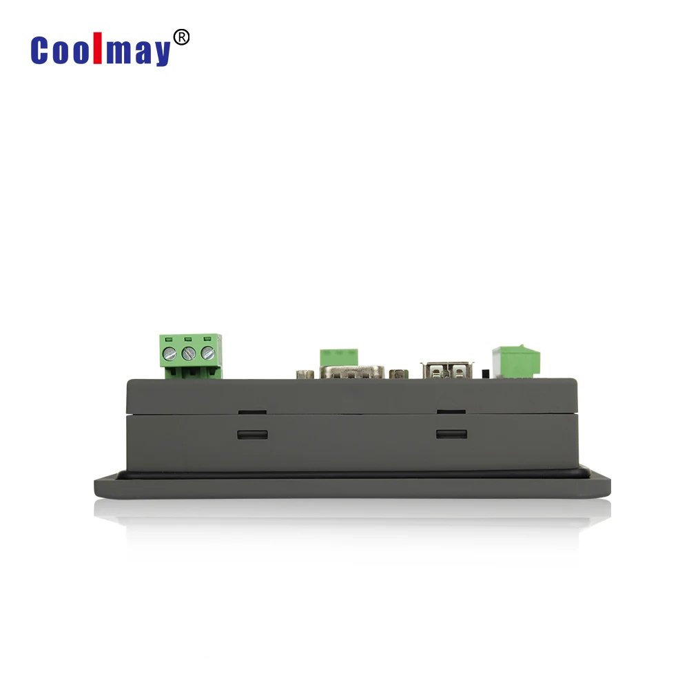 Imagem -02 - Coolmay-cu Econômico Plc com Tela Sensível ao Toque 4ai 2ao Rs485 Polegadas 12 Saídas Transistor