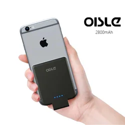 OISLE Fast Charger Case For iPhone 8/7/6(s) /x/11/SE2/12/13/Plus Ultra Slim Ultra-thin Power Bank mini Backup Portable Battery