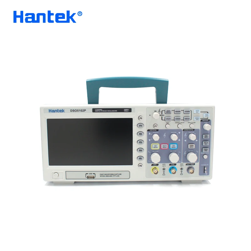 Hantek DSO5102P Digital Storage Osci Portable USB Handheld 2 Channels 100MHz 1GSa/s 40K Tester Meter