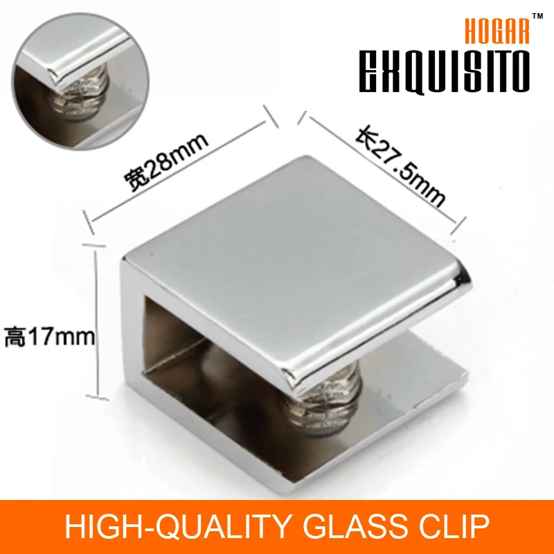 Home Hardware Hardware Glass F Clamp Fixed Folder Bracket Bracket Accessories Card Clip Glass - Plate