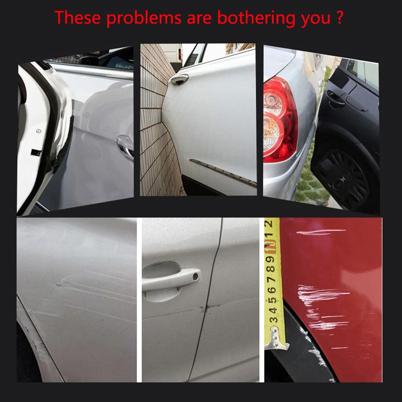 2023 New Open The Door Car Anti Collision Auto Door Collision Avoidance Stick Rubber Strip Decoration Stickers Car Accessories