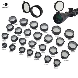 Tactical Riflescope Rifle Scope Lense Cover Flip Up Quick Spring Caliber Protection Shooting Hunting Paintball Accessories