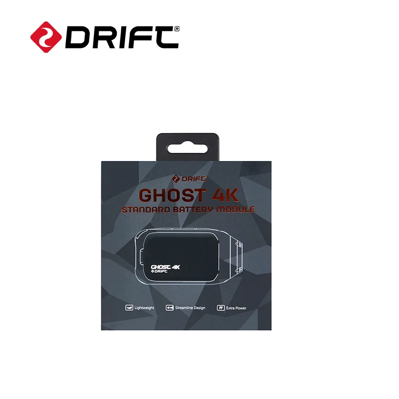 Drift Action Sports Camera Accessories 500mA or 1500mA Extra Long Life Battery Standard Battery Module For Ghost 4k  Ghost X