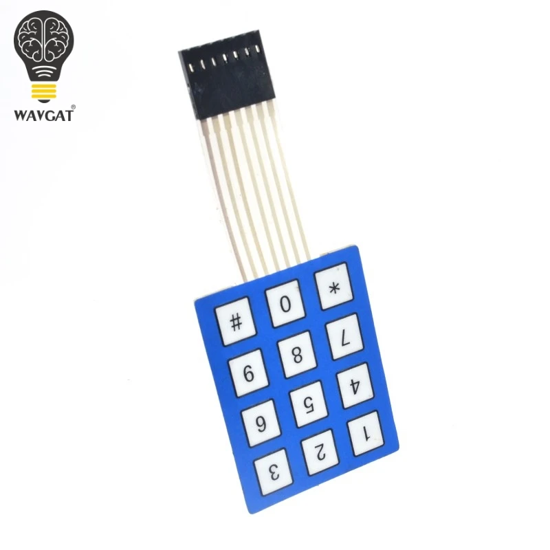 3x4 Matrix Array Membrane Switch Keypad 12 Key 4*3 4X3 Keyboard 3*4 Keys Display Switch Control Panel For DIY