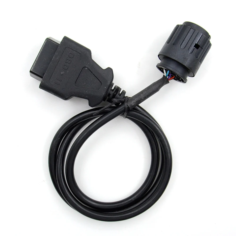 OBD2 Diagnostic Cable For BMW ICOM D Cable Motorcycles Cable Motobikes Diagnostic Cable 10 Pin Adaptor to 16pin ICOM A3 A2 tool