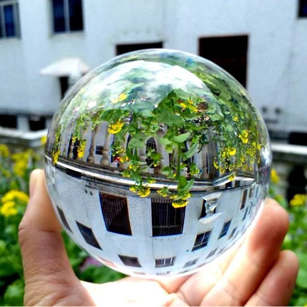 180mm Clear Color Crystal Fengshui Balls Home Desktop Decoration Hot Sale