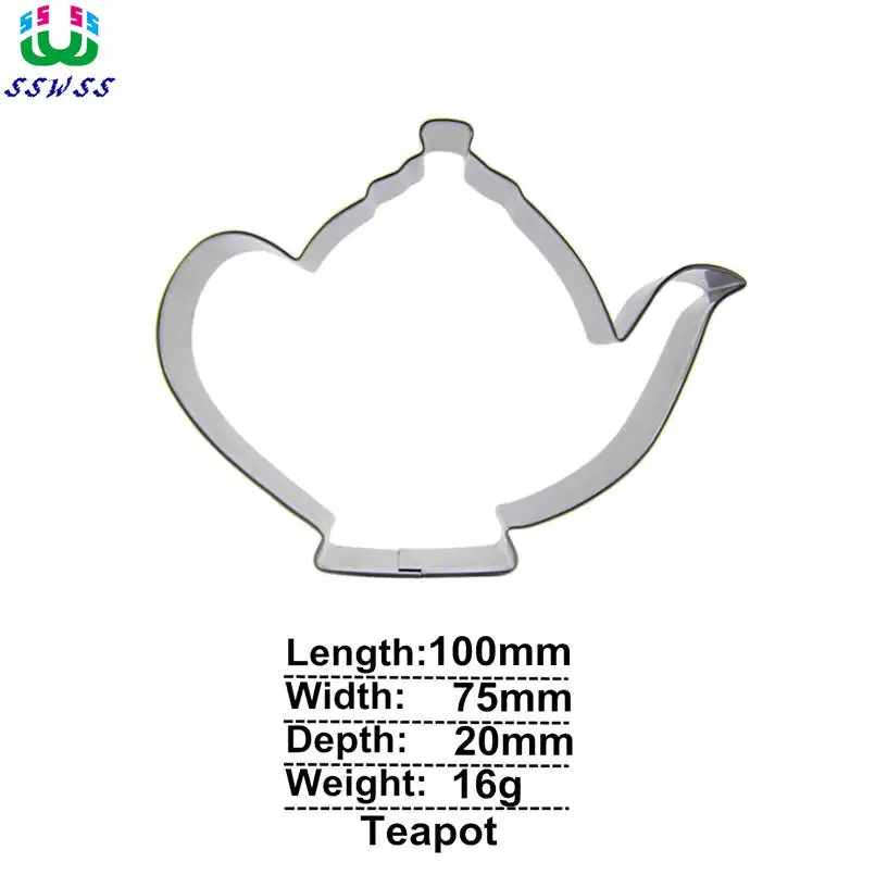 Giant Teapot Shape Cake Decorating Fondant Tools,Daily Necessities Graphics Cakes Biscuits Cookies Baking Molds,Direct Selling