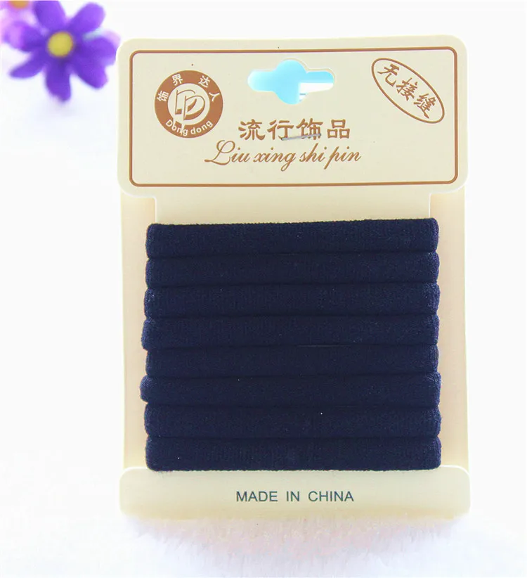 Fashion 7cm 8pcs/pack Elastic Hair Rubber Bands Baby Girls Kids Children Hair Accessories Rope Headwea