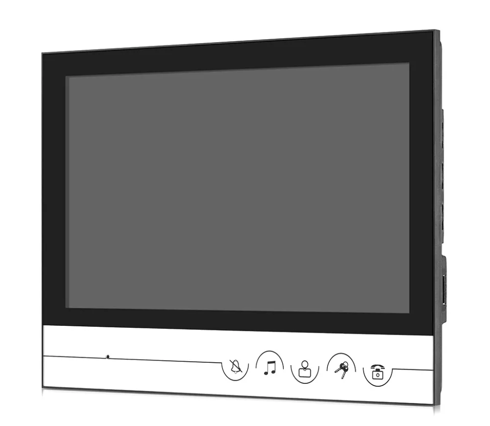 9 inch big screen video intercom monitor video door phone display surface mounting