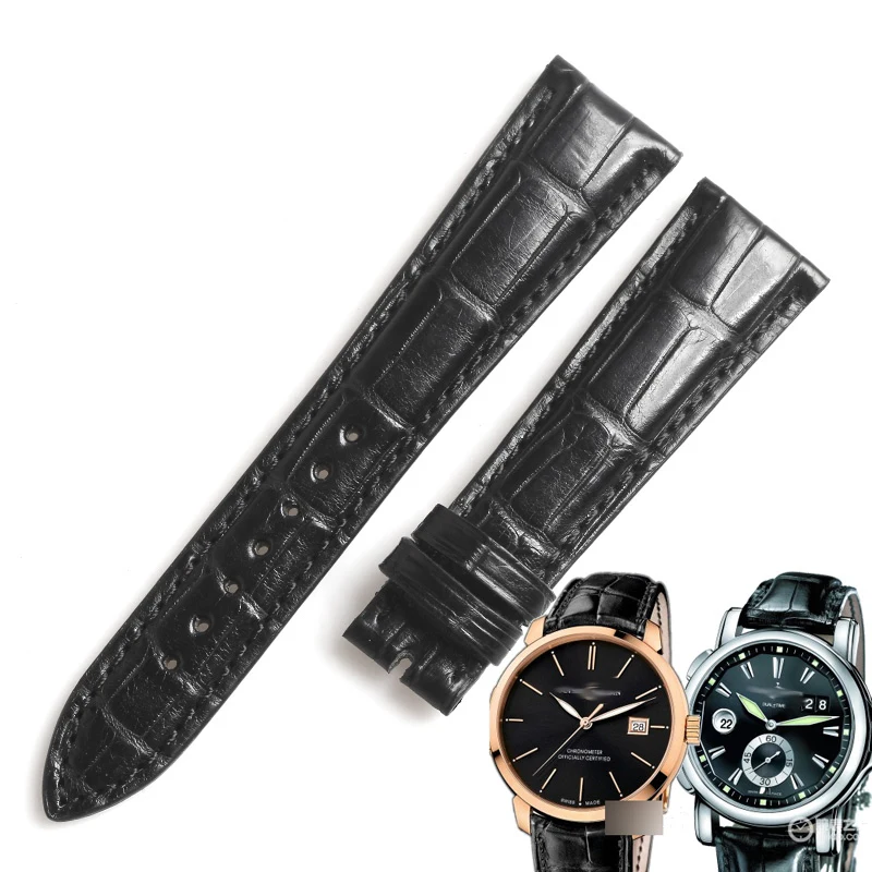 

WENTULA watchbands for Ulysse Nardin CLASSICO 8156 alligator skin /crocodile grain