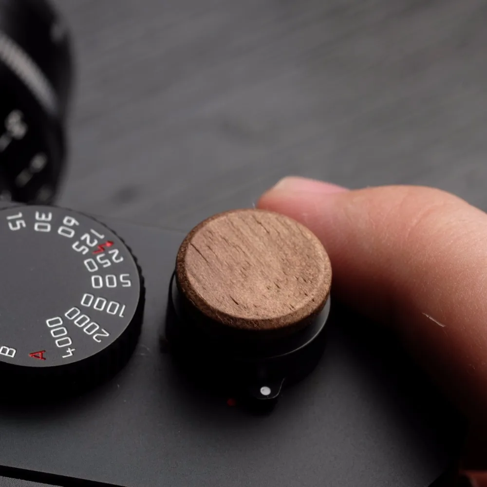 16 مللي متر الخشب الخشبي لينة مصراع الإفراج عن زر ل فوجي Fujifilm XPRO3