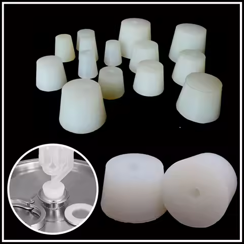 3-14# Food grade solid Silicone plug Red wine beer mineral water bottle sealing plug can be used together with the one-way valve
