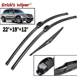 Erick's Wiper LHD Front & Rear Wiper Blades Set For Mercedes-Benz GLK-Class X204 2008 - 2014 Windshield Windscreen 22