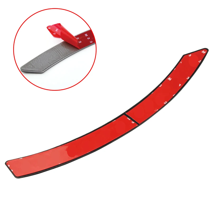 ZD 2 قطعة سيارة عجلة الحاجب ل ألفا روميو 159 BMW E46 E39 E36 E90 أودي A3 A6 C5 A4 B6 B8 الزخرفية المضادة للتصادم قطاع ملصق #3