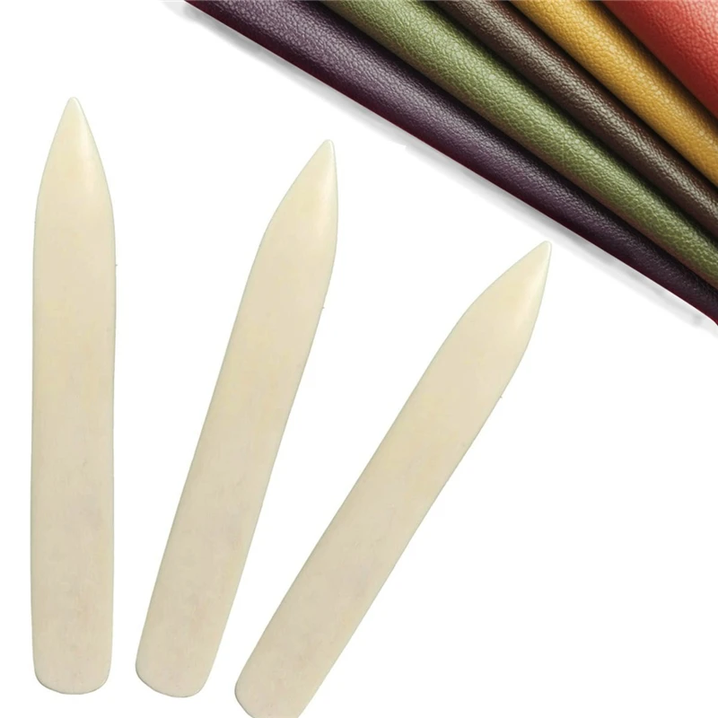 New 1pcs Trimming Leather Craft Tools Bone Folder For Leather Scoring Folding Creasing Paper Home Handmade Accessories