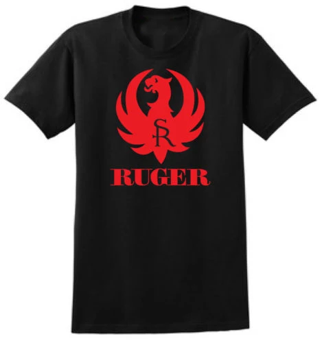 RUGER FIREARMS METAL T shirt Men STURM RUGER & CO American Heather Gray Firearms casual gift tee USA Size