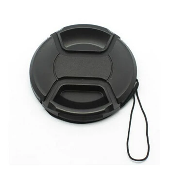 49 52 55 58 62 67 72 77 82 86mm center pinch Snap-on cap cover for canon nikon sony camera Lens without logo