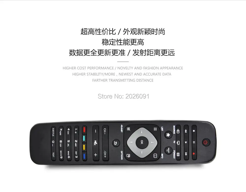 Replacement Remote Control RM-D1110 for Philips TV 242254990468 2422 549 90468